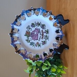 VINTAGE 'Floral Emblems of Canada' 1960s Souvenir Decorative Plate